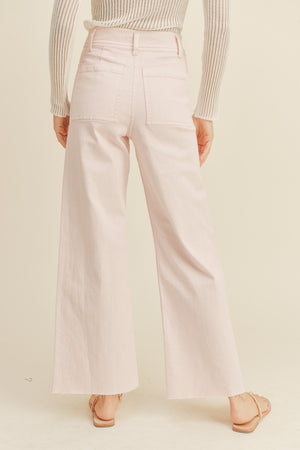 Miou Muse - Straight Wide Leg Denim Pants - MMP623 - SaltTree