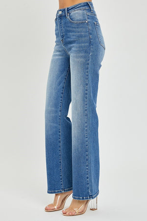 Risen Jeans - High Rise Relaxed Straight Jeans - RDP5292 - SaltTree
