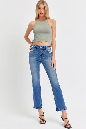 Risen Jeans - Mid Rise - Straight Jeans - RDP5302RT