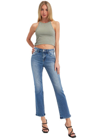 Risen Jeans - Mid Rise - Straight Jeans - RDP5302 -Final Sale - SaltTree