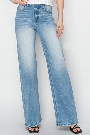 Risen Jeans - High Rise Straight Jeans - RDP5542RT - SaltTree
