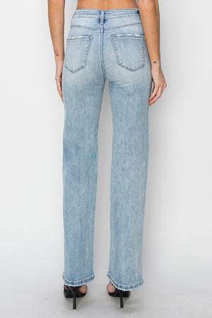 Risen Jeans - High Rise Straight Jeans - RDP5784 - SaltTree