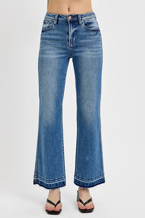 Risen Jeans - High Rise Ankle Straight Jeans - RDP5845 - SaltTree