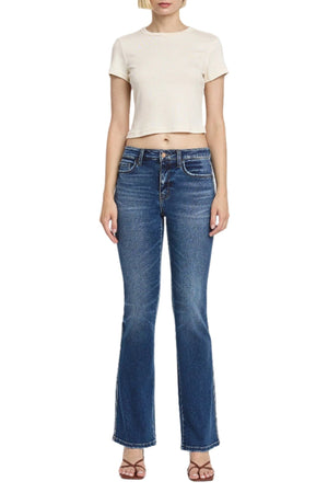Vervet Denim - High Rise Full Length Bootcut Jeans - T6137 - SaltTree