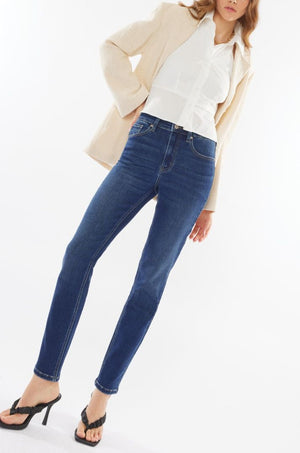 Kancan - Jovi High Rise Cigarette Leg Jeans - kc11251 - SaltTree