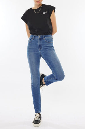 Kancan - Jovi High Rise Cigarette Leg Jeans - kc11251 - SaltTree