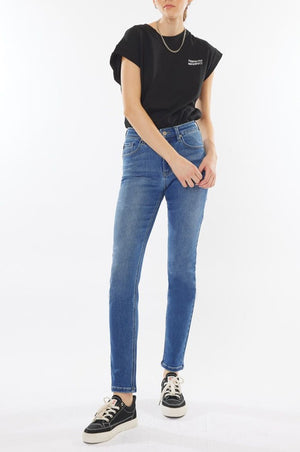 Kancan - Jovi High Rise Cigarette Leg Jeans - kc11251 - SaltTree
