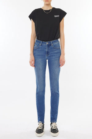 Kancan - Jovi High Rise Cigarette Leg Jeans - kc11251 - SaltTree