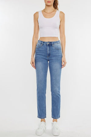 Kancan - Adaline High Rise Slim Straight Jeans - kc11252 - SaltTree