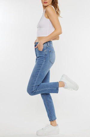 Kancan - Adaline High Rise Slim Straight Jeans - kc11252 - SaltTree