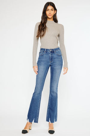 Kancan - Brenda High Rise Bootcut Jeans - KC11259 - SaltTree
