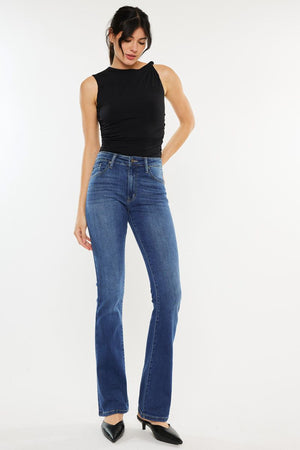 KANCAN - Denver High Rise Bootcut Jeans - ESSENTIAL, KC20004 - SaltTree