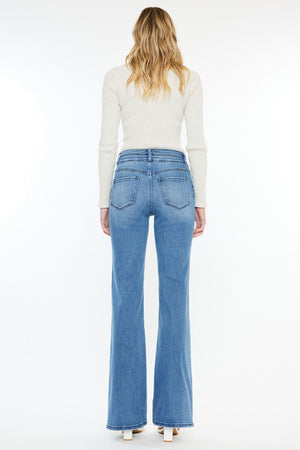 Kancan - Onyx Ultra High Rise Wide Flare Jeans - ESSENTIAL, KC20020 - SaltTree