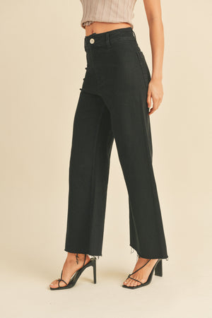 Miou Muse - Straight Wide Leg Denim Pants - MMP623 - SaltTree