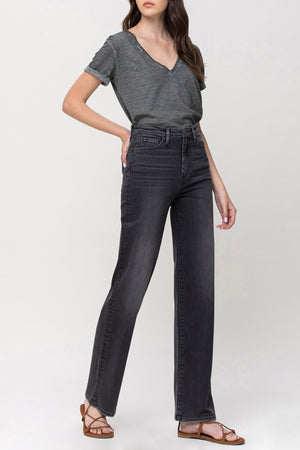Flying Monkey - Close To You - Super High Rise Slim Wide Jeans - Y3310 - SaltTree
