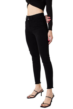 Kancan - Women's High Rise Ankle Skinny Jeans - KC7317 - SaltTree