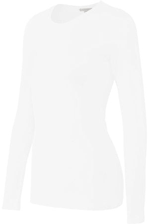 Bozzolo Women's Basic Round Neck Warm Soft Stretchy Long Sleeves T Shirt - SaltTree