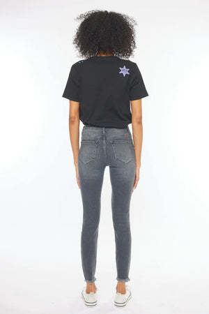 Kancan - Esther High Rise Ankle Skinny Jeans - KC7274LG - SaltTree