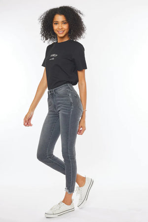 Kancan - Esther High Rise Ankle Skinny Jeans - KC7274LG - SaltTree