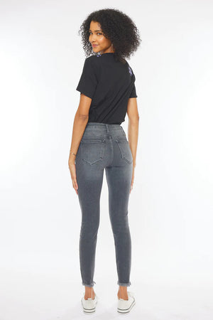 Kancan - Esther High Rise Ankle Skinny Jeans - KC7274LG - SaltTree