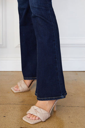 Kancan - Women's Mid Rise Flare Jeans - KC6102TD - SaltTree