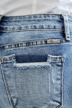 Kancan Women's Mid Rise Ankle Skinny Jeans - KKC6204M - SaltTree