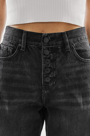 Kancan - Lynne Ultra High Rise Straight Jeans - kc6387dgop - SaltTree