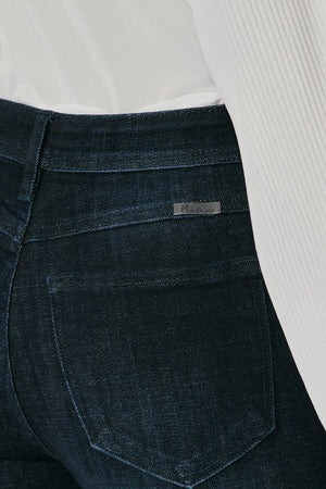 Kancan - Women's Petite High Rise Button Fly Flare Jeans - KC7348 - SaltTree