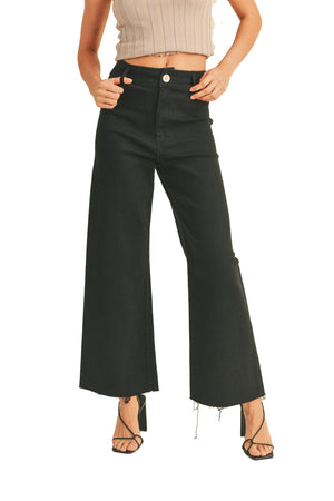 Miou Muse - Straight Wide Leg Denim Pants - MMP623 - SaltTree