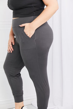 Leggings Depot Full Size Pocketed High Waist Pants - SaltTree