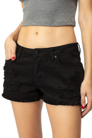 Kan Can Women's Mid Rise Shorts-SaltTree