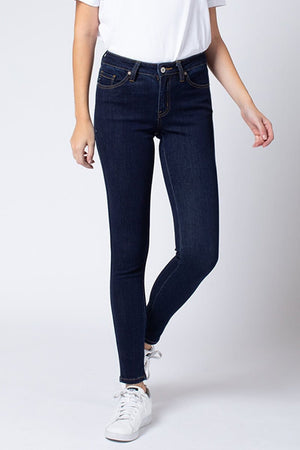 Kan Can Women's Mid Rise Super Skinny Jeans - Basic - KC7085-SaltTree
