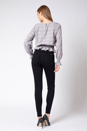 Kan Can Women's Mid Rise Super Skinny Jeans - Basic - KC7085-SaltTree