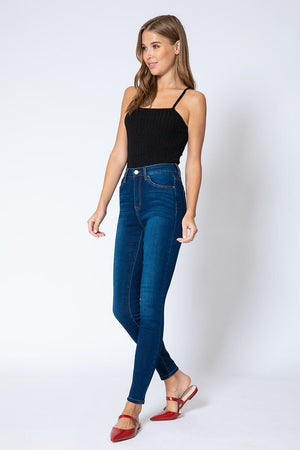 Kan Can Women's Super High Rise Super Skinny Jeans - Basic - KC5002-SaltTree