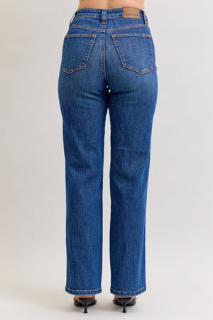 Judy Blue - High Rise Tummy Control Straight Jeans - 881000