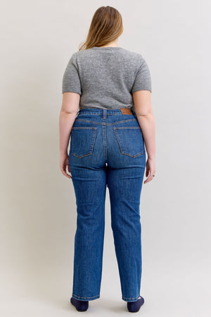 Judy Blue - High Rise Tummy Control Straight Jeans - 881000