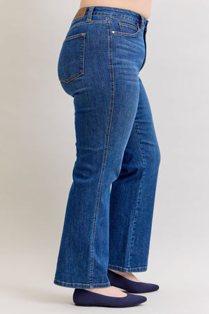 Judy Blue - High Rise Tummy Control Straight Jeans - 881000