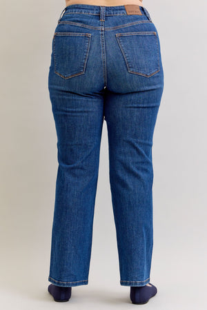 Judy Blue - High Rise Tummy Control Straight Jeans - 881000