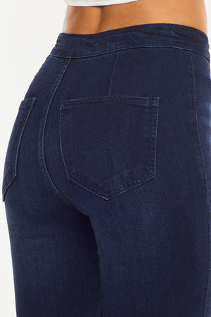 Kancan - Women's High Rise Super Flare Jeans - KC6247ND ST - SaltTree