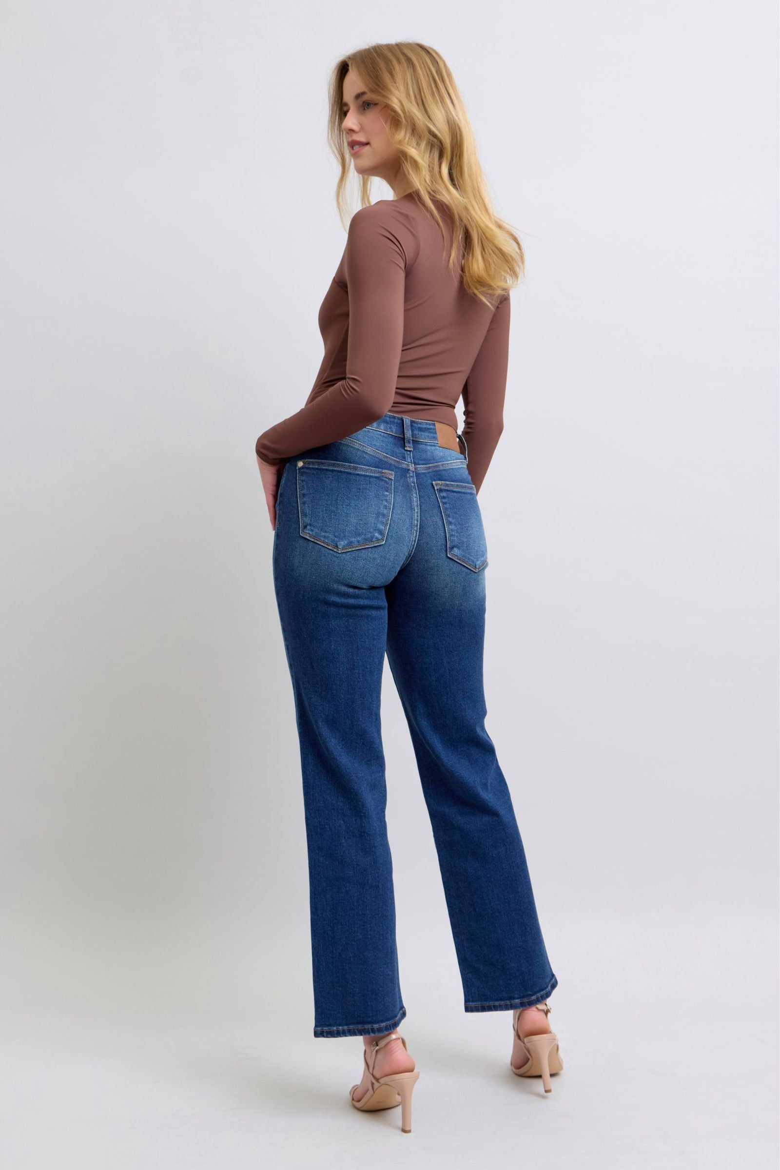 未使用 NEEDBY heritage JENNY 22 80’sMD BLUE Barbara Bootcut Jeans - Cooper Blue | NYDJ
