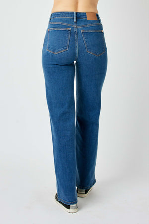 Judy Blue Full Size High Rise Straight Jeans - 82553TD