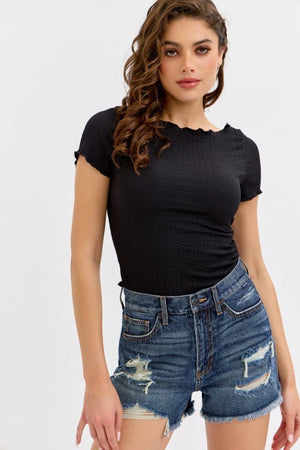 Cello Jeans - High Rise Mom Shorts (3" Inseam) - AM49288DKD-SaltTree