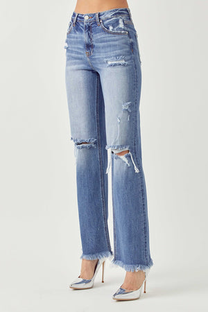 Risen Jeans - High Rise Straight Jean - RDP5081