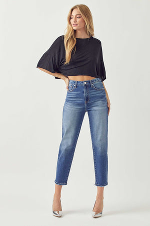 Risen Jeans - High Rise Mom Fit Jeans - RDP5075