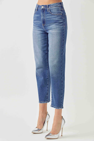 Risen Jeans - High Rise Mom Fit Jeans - RDP5075