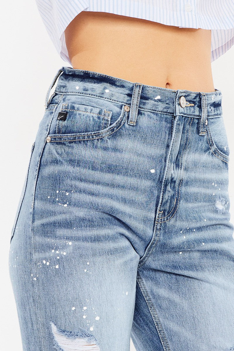 Kancan - Oceana High Rise Slim Straight Jeans - KC8708M - SaltTree