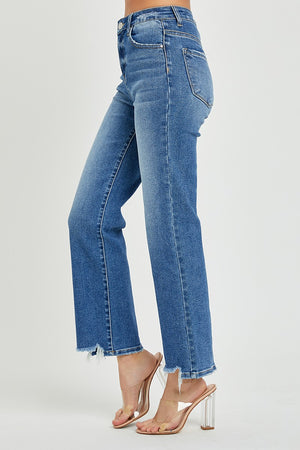 Risen Jeans - High Rise Relaxed Straight Jeans - RDP5459