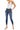 Kancan - enny Ankle Skinny Jeans with Rose Gold Button Fly (27.5" Inseam) - KC9142D-NV-SaltTree