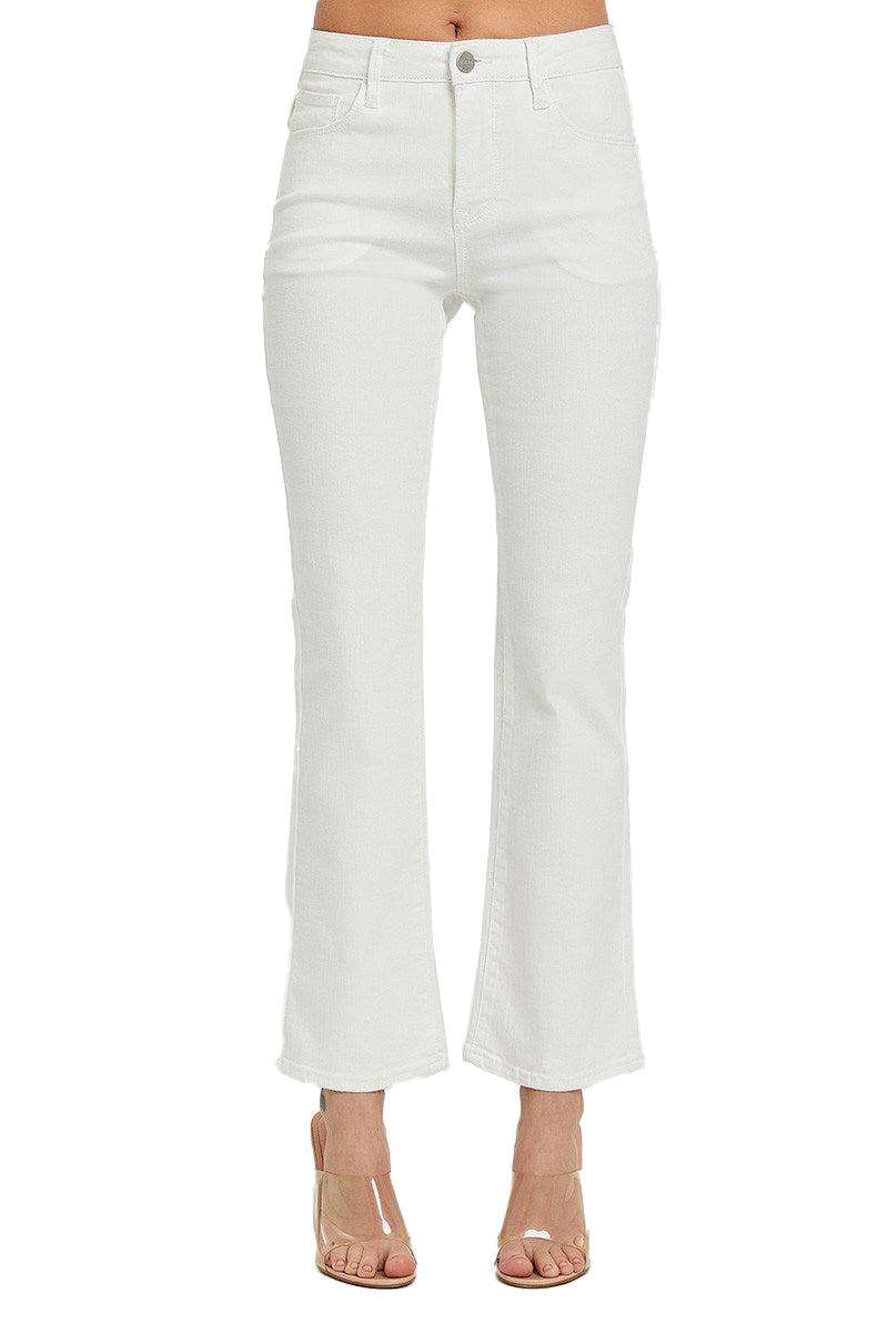 Risen Jeans - Mid Rise Ankle Boot Cut Jeans - RDP5331 - SaltTree