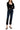 Flying Monkey - High Rise Cropped Straight Leg Jeans In Dark Indigo (28" Inseam) - BY4446A-SaltTree